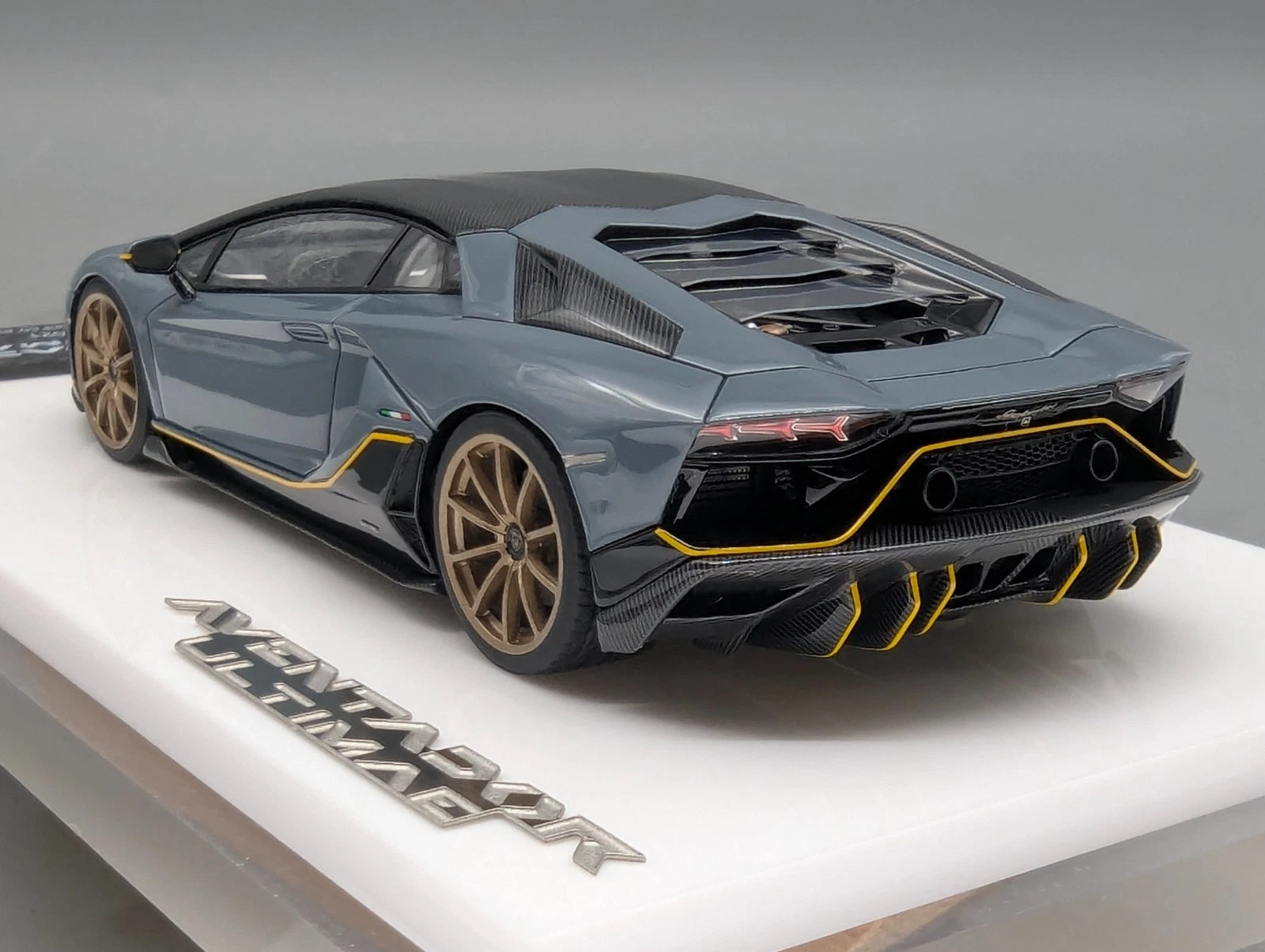 Eidolon Make Up 1:43 Lamborghini Aventador LP780-4 Ultimae 2021 Grigio 53/60 OVP