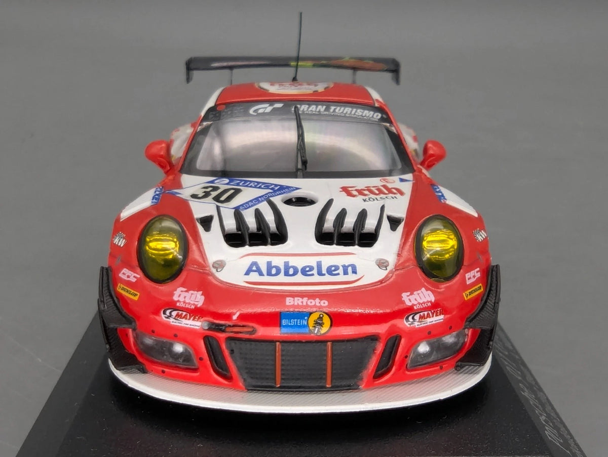 Modellautos 1:43 Minichamps Porsche 911 GT3 R 24h Nbrg 2018 Frikadelli #30 OVP