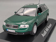 Modellautos 1:43 Minichamps Audi A6 Avant Grün Metallic mit Dealer OVP