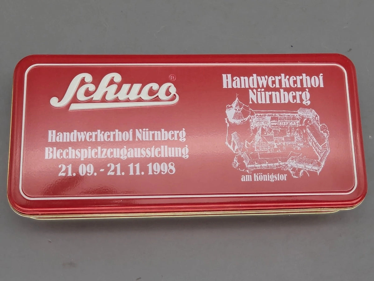 Modellautos 1:90 Schuco Piccolo Mercedes 170V Handwerkerhof Nürnberg 1998 OVP