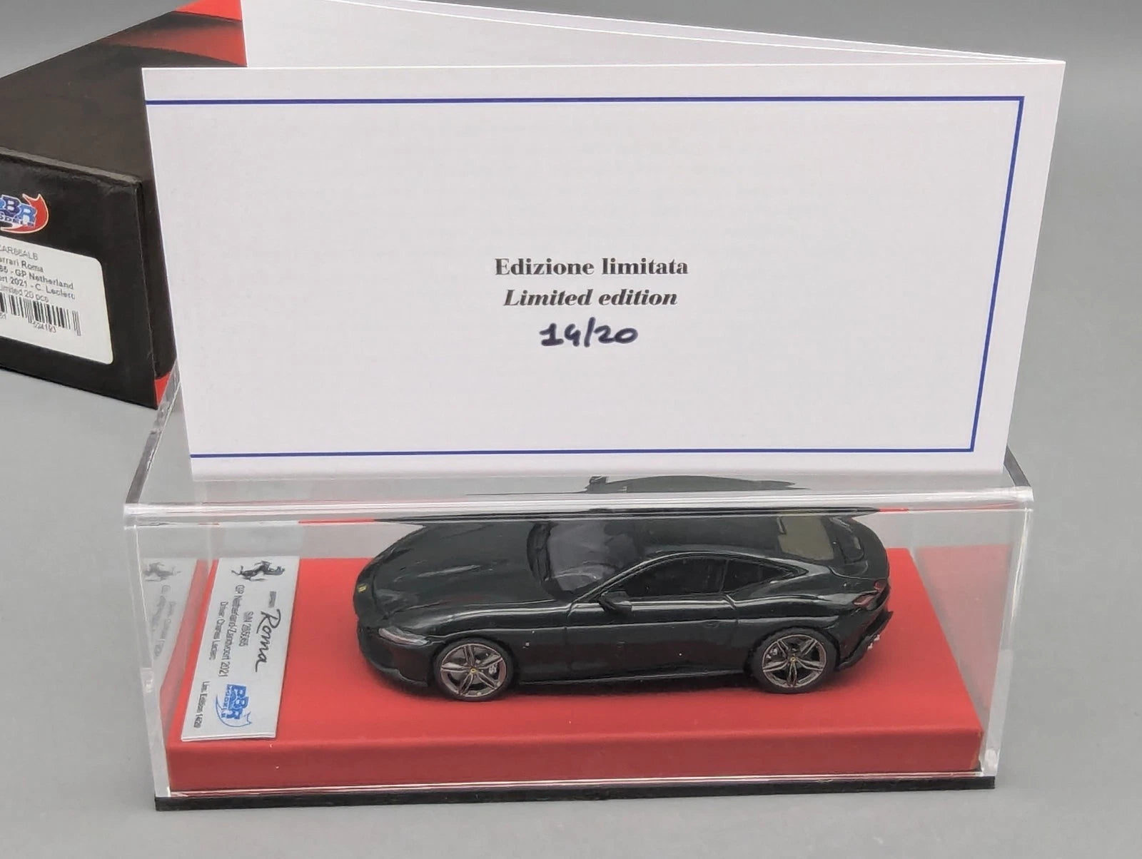 Modellautos 1:43 BBR Concept43 Ferrari Roma GP NL 2021 Ltd 14/20 C. Leclerc OVP