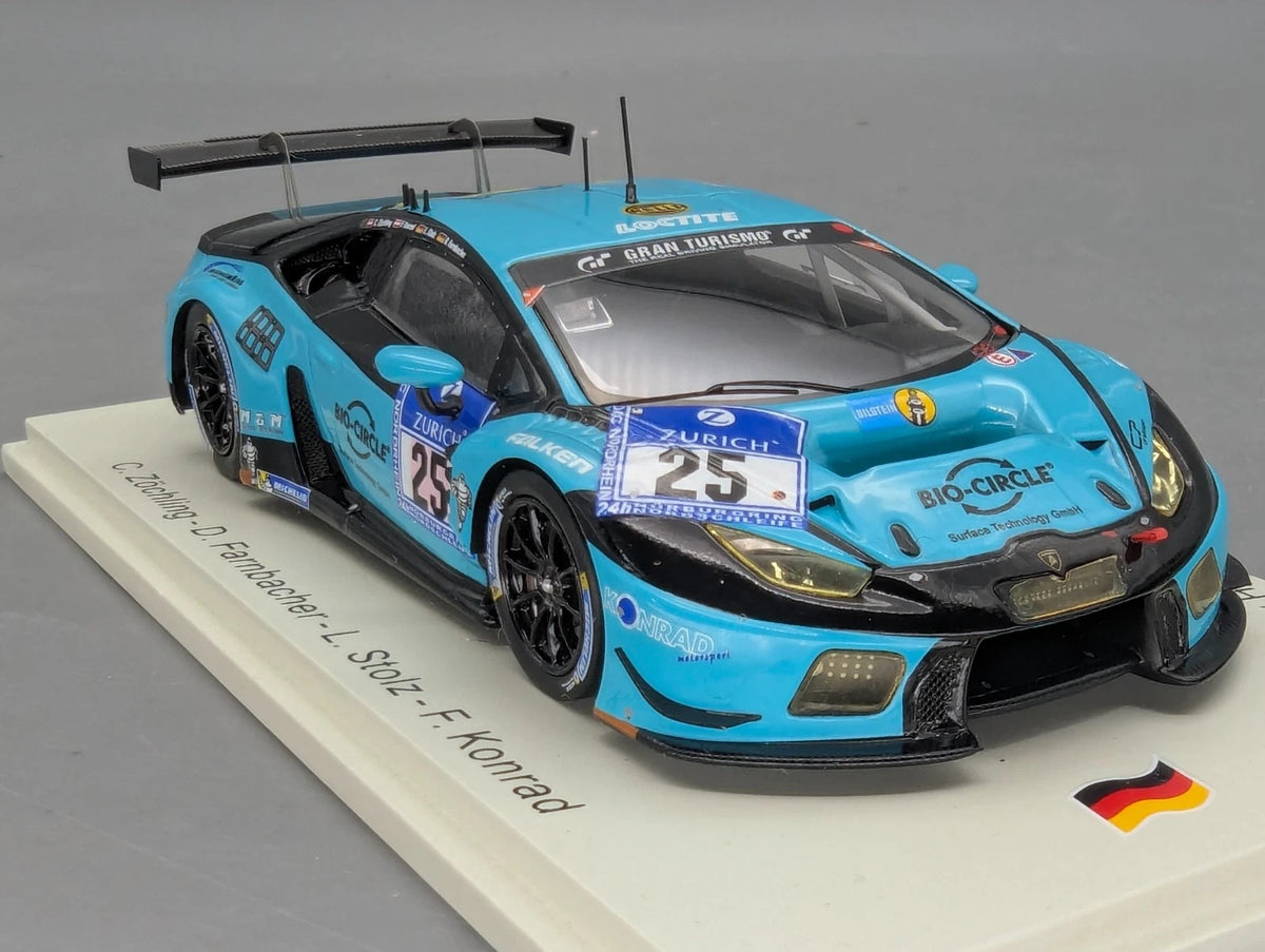 Modellautos 1:43 Spark SG573 Lamborghini Huracan GT3 24h Nbrg 2016 #25 OVP