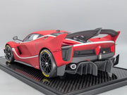 Modellautos 1:12 BBR Ferrari FXX-K EVO Soft Red Unikat Ltd 01/01 mit Vitrine OVP