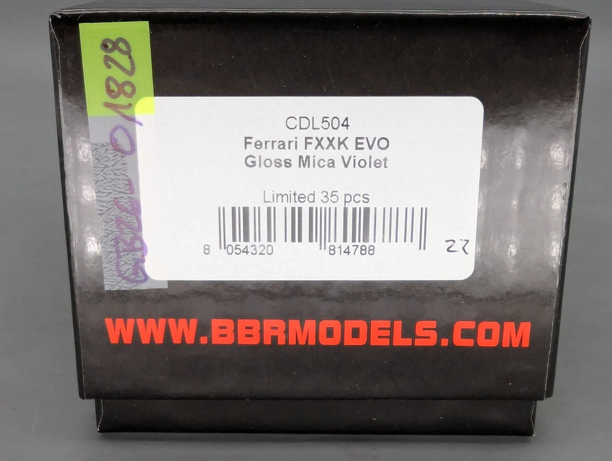 Modellautos 1:43 BBR Executive Calsito Ferrari FXX-K EVO Mica Viol Ltd 22/35 OVP