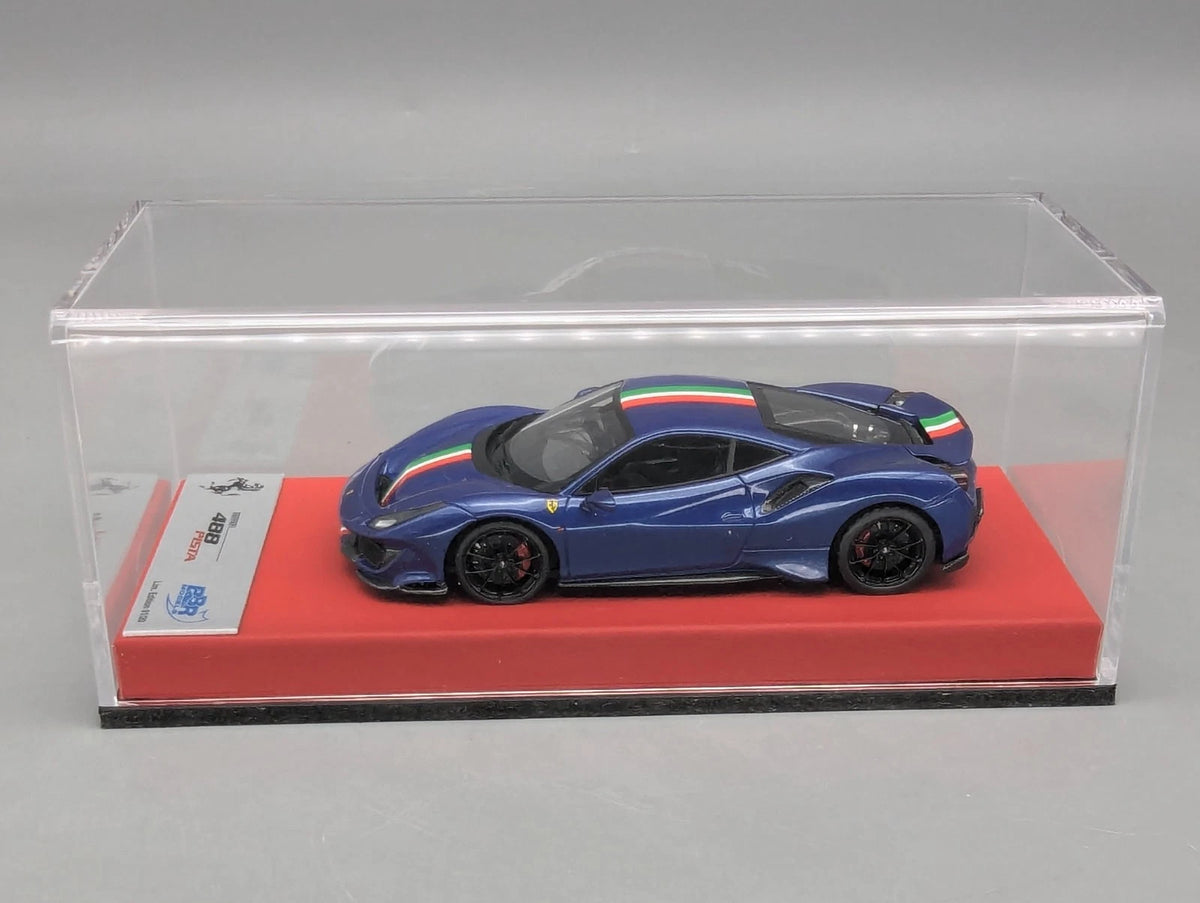 Modellautos 1:43 BBR Concept43 Ferrari 488 Pista RHD Blu TdF Ltd 01/20 OVP