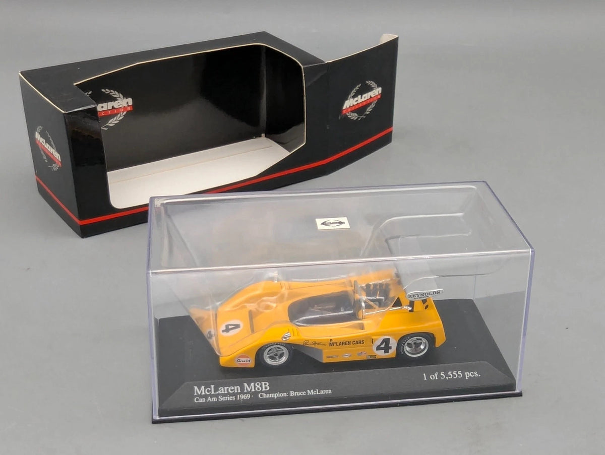 Modellautos 1:43 Minichamps McLaren M8B Can Am Series 1969 Champion #4 mit OVP