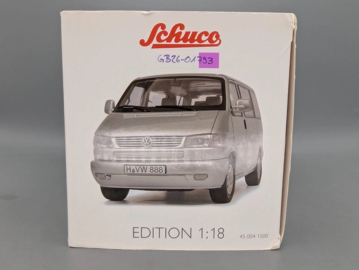 Modellautos 1:18 Schuco Volkswagen VW T4b Caravelle Silber mit OVP