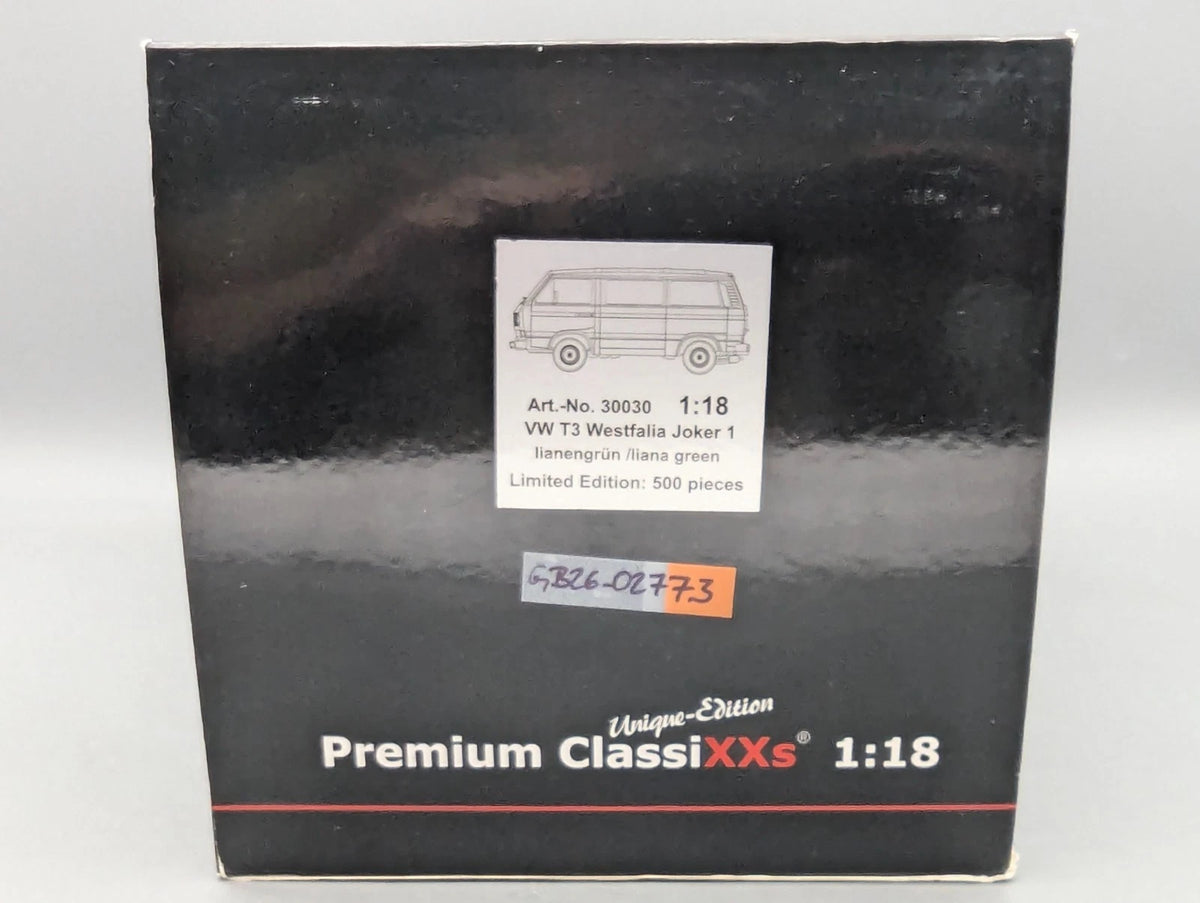 Modellautos 1:18 Premium ClassiXXs VW T3 Westfalia Joker 1 limited mit OVP