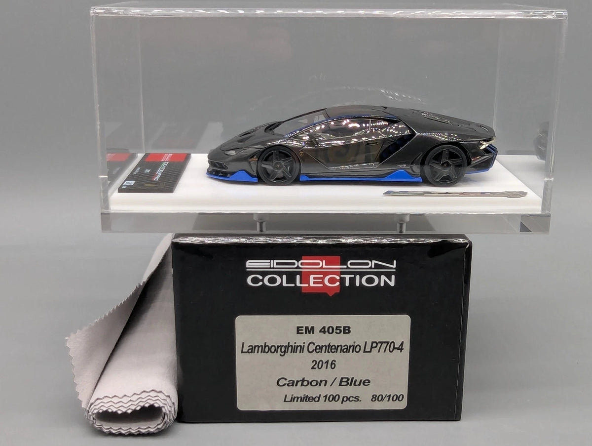 Eidolon Make Up 1:43 Lamborghini Centenario LP770-4 2016 Carbon Blue 80/100 OVP