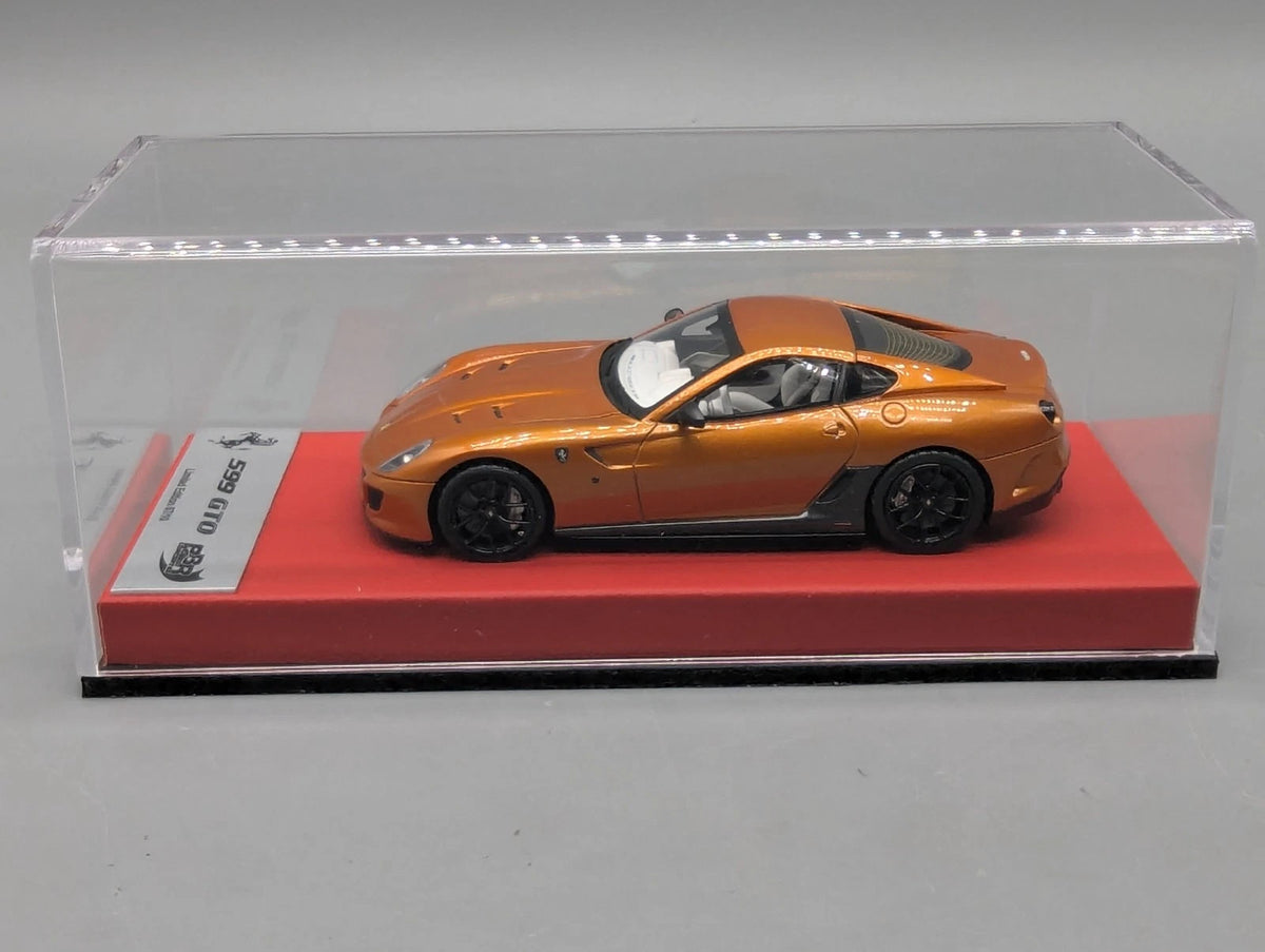 Modellautos 1:43 BBR Concept43 Ferrari 599 GTO Orange Gloss 07/10 in OVP
