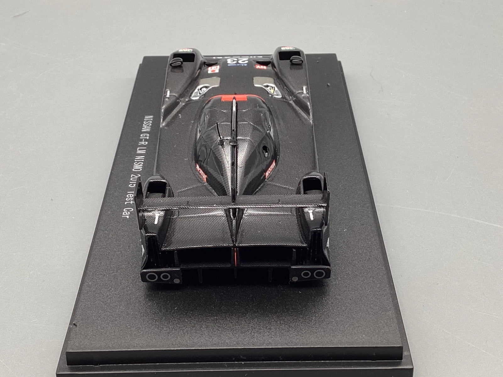 Modellautos 1:43 Ebbro Nissan GT-R LM Nismo 2015 Test Car #23 mit OVP