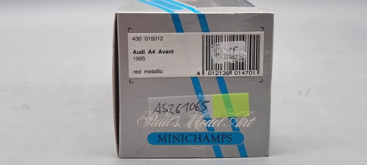 Modellautos 1:43 Minichamps Audi A4 Avant 1995 rot metallic OVP