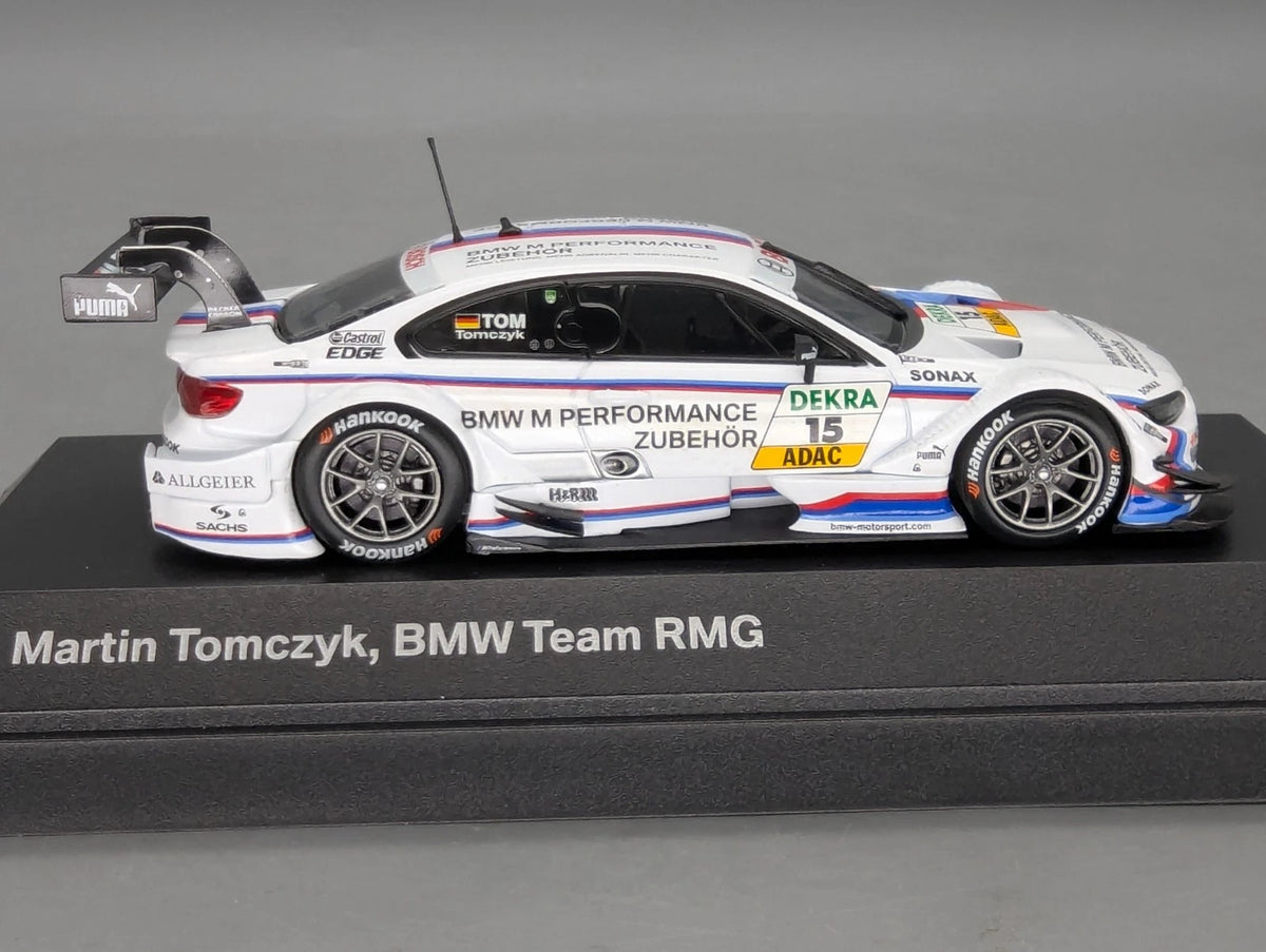 Modellautos 1:43 Minichamps BMW M3 DTM 2013 #15 Tom Tomczyk mit Dealer OVP