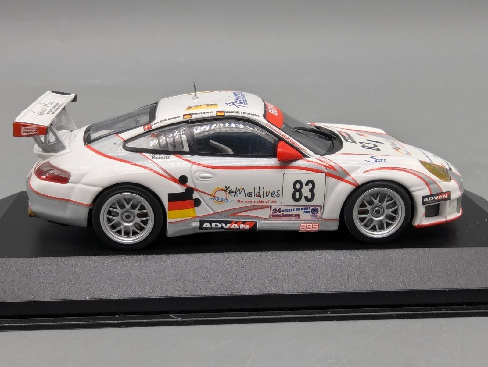 Modellautos 1:43 Minichamps Porsche 911 996 GT3 RSR 2. LeMans GT2 2006 #83 OVP