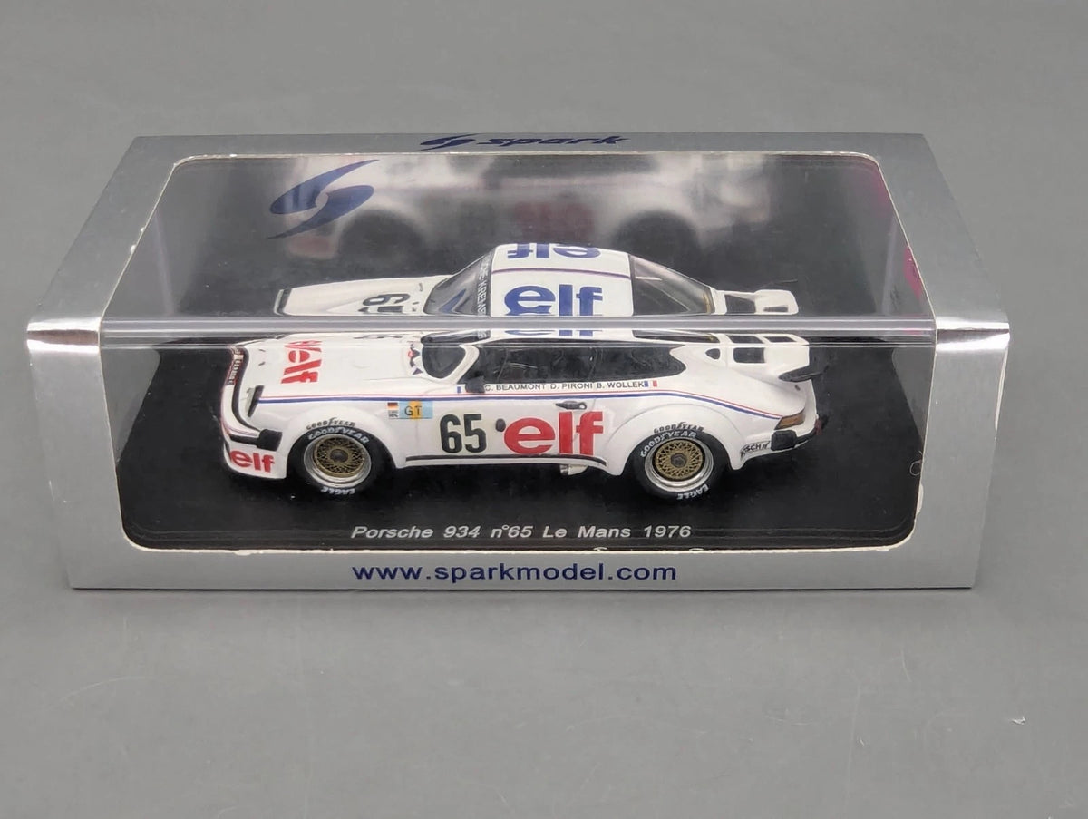Modellautos 1:43 Spark S3402 Porsche 934 24h Le Mans 1976 #65 OVP