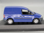 Modellautos 1:43 Minichamps Volkswagen VW Caddy Blau mit Dealer OVP