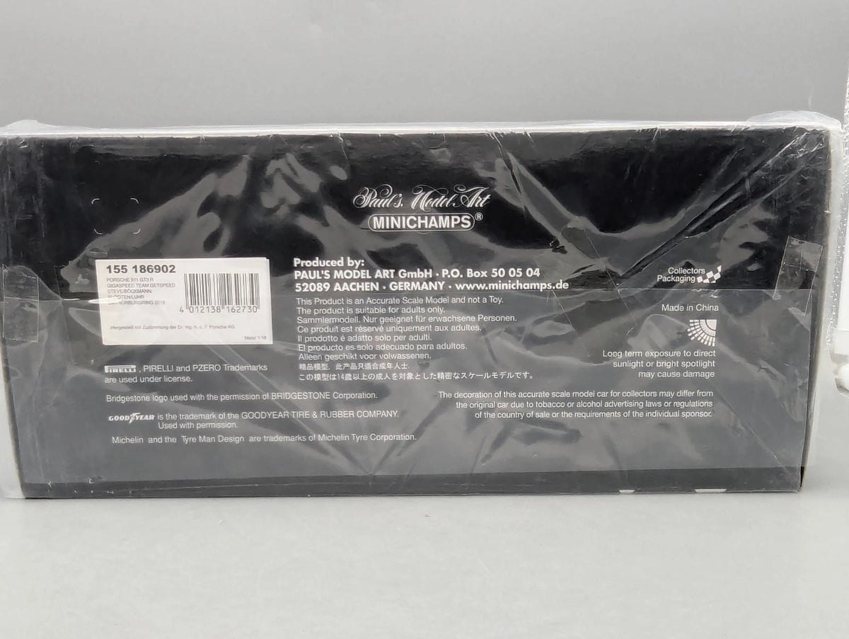 Modellautos 1:18 Minichamps Porsche 911 GT3 R 24h Nürburgring 2018 #2 OVP