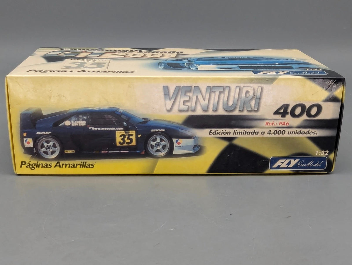 Modellautos Slotcar 1:32 Fly Venturi 400 Campeonato de Espana GT 2001 #35 OVP