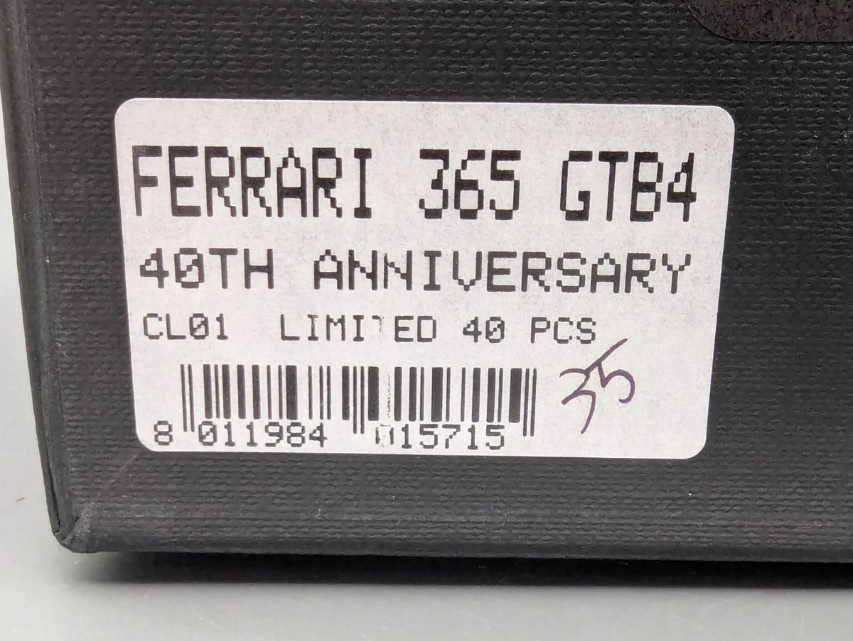 Modellautos 1:43 BBR Ferrari 365 GTB4 40th Anniversary Ltd 35/40 OVP