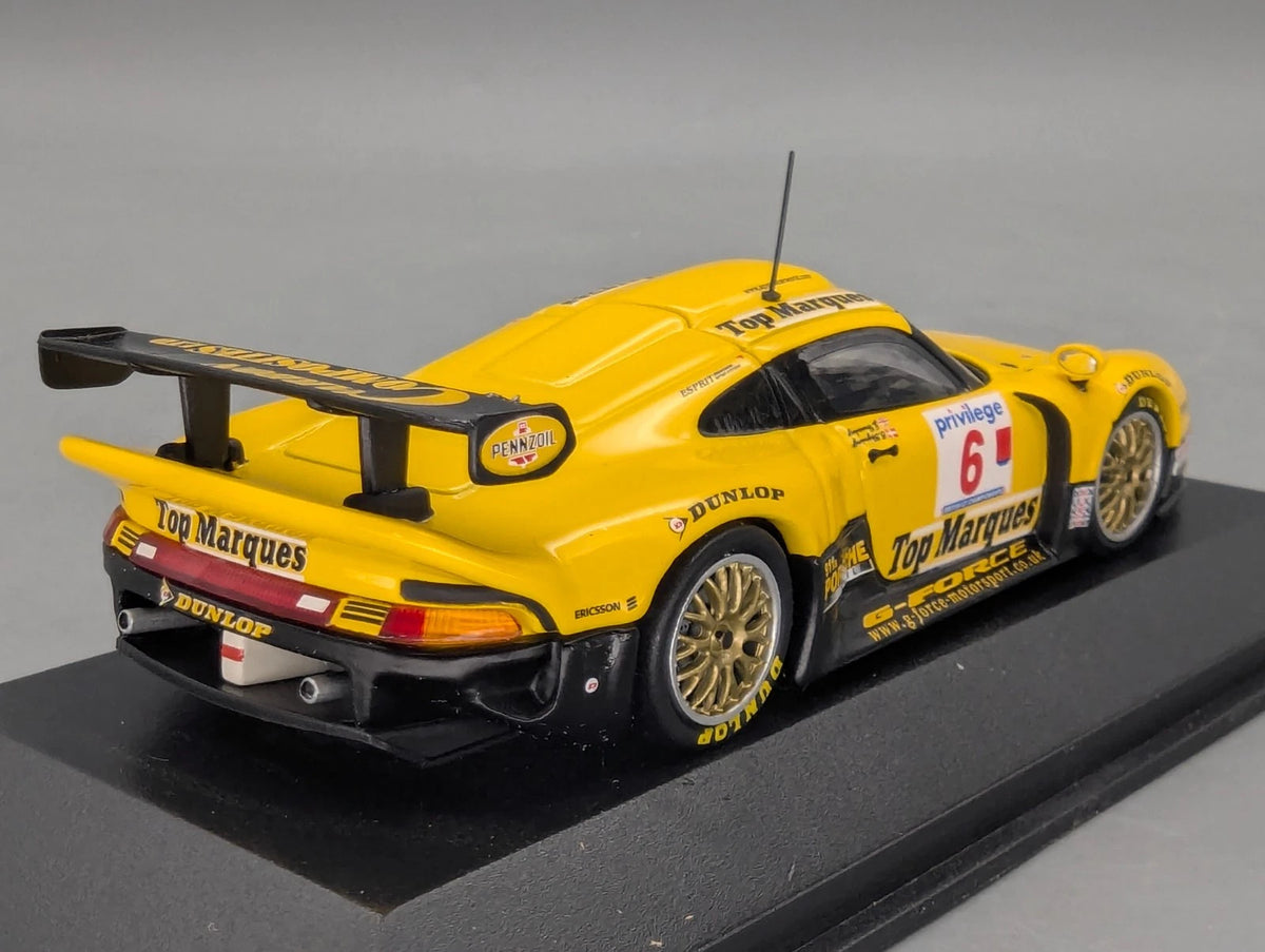 Modellautos 1:43 Minichamps Porsche 911 GT1 British GTC 1999 #6 mit OVP