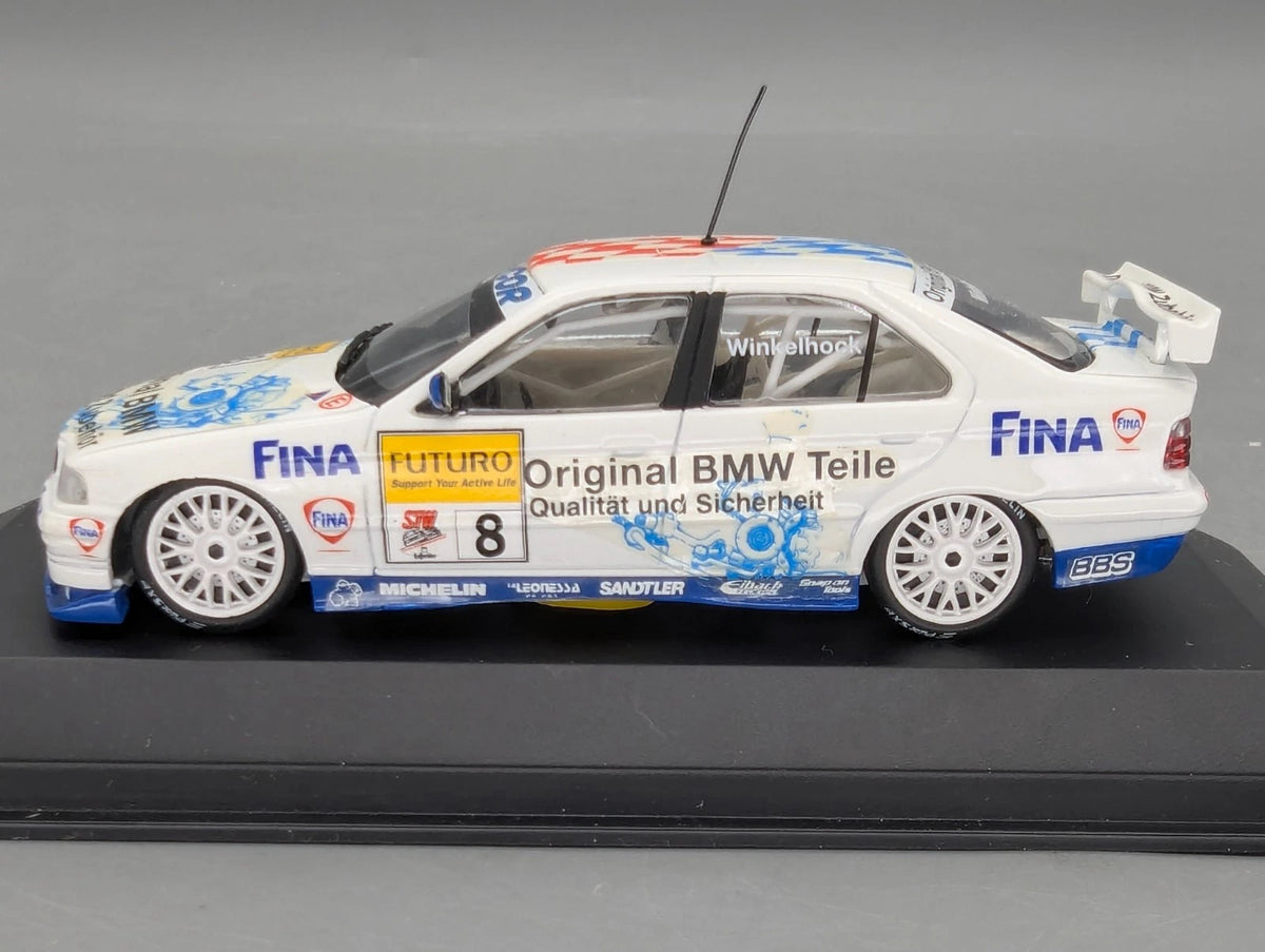 Modellautos 1:43 Minichamps BMW 320i E36 STW 1998 #8 Winkelhock mit OVP