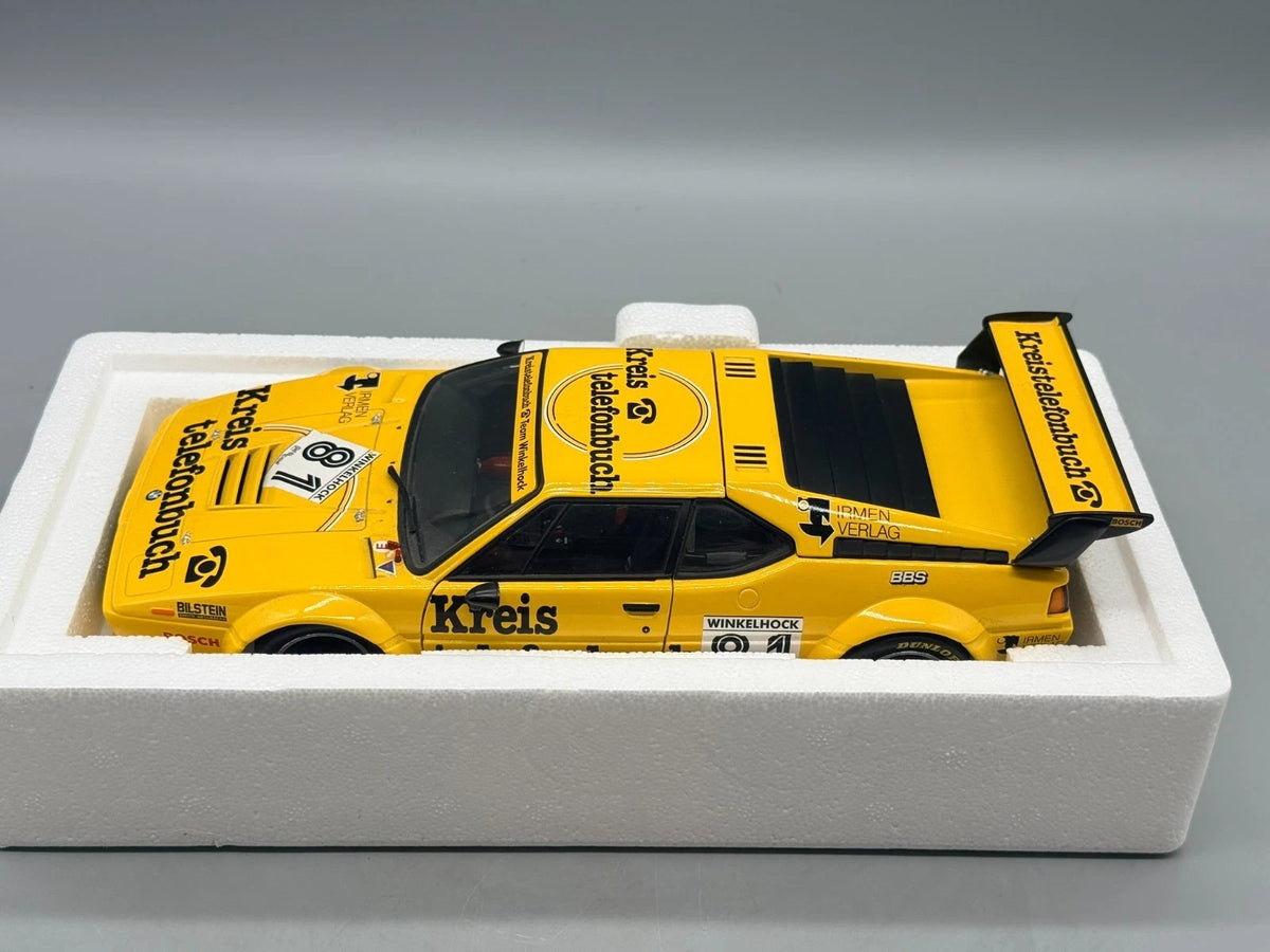 Modellautos 1:18 Minichamps BMW M1 Procar M.Winkelhock 1979 #81 mit OVP