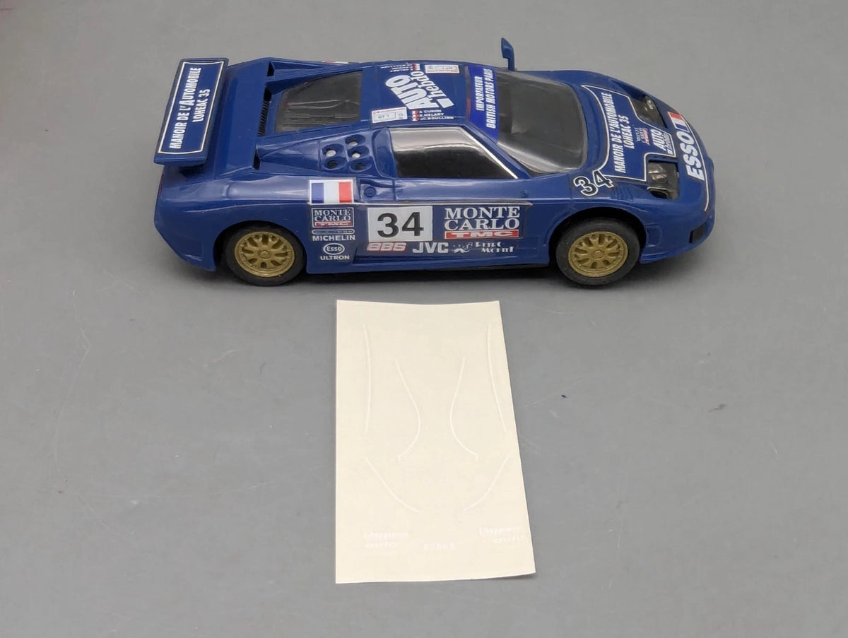Modellautos Slotcar 1:32 Matchbox SCX  Bugatti EB 110 Le Mans 1994 #34 mit OVP