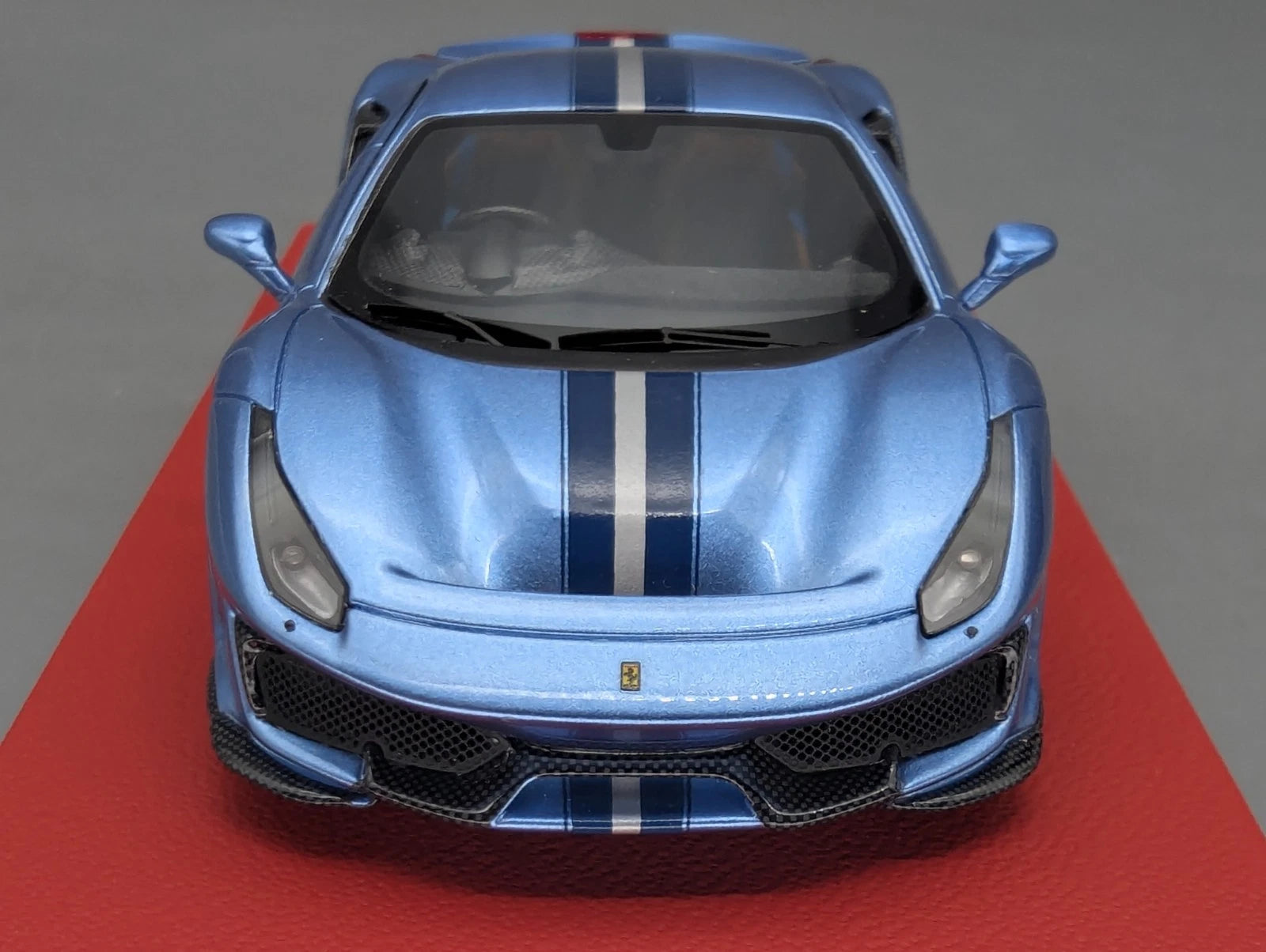 Modellautos 1:43 BBR Concept43 Ferrari 488 Pista RHD Azzurro Cali. Ltd 01/20 OVP