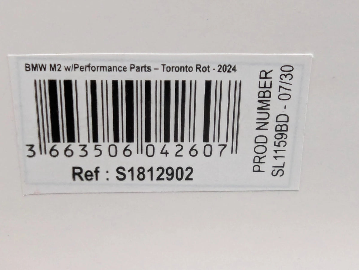 Modellautos 1:18 Solido BMW M2 Performance Parts Rot mit OVP