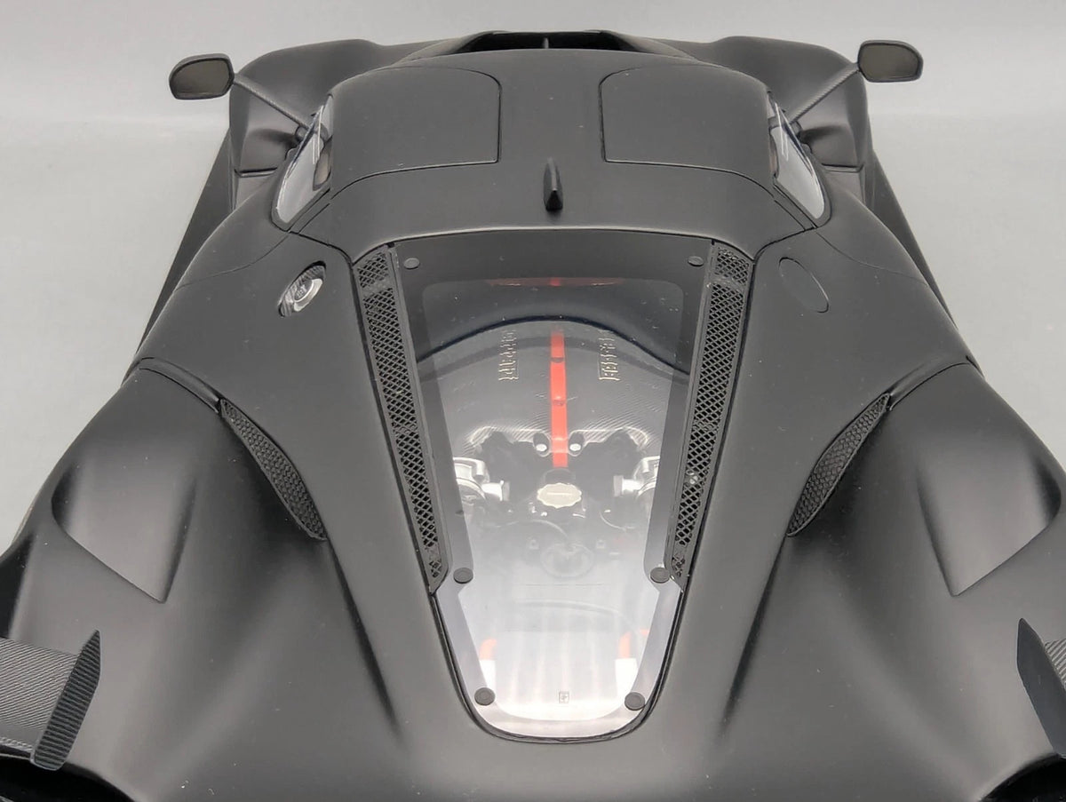 Modellautos 1:12 BBR Ferrari FXX-K Matt Black Ltd 03/05 Vitrine OVP