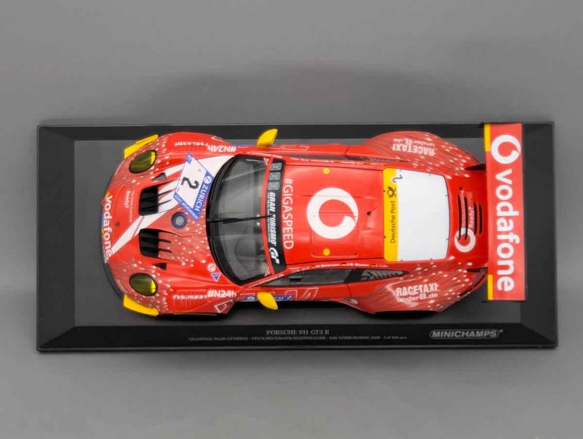 Modellautos 1:18 Minichamps Porsche 911 GT3 R 24h Nürburgring 2018 #2 OVP
