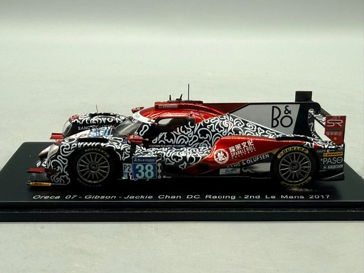 Modellautos 1:43 Spark Oreca 07 Gibson Jackie Chan DC Racing Le Mans 17 mit OVP