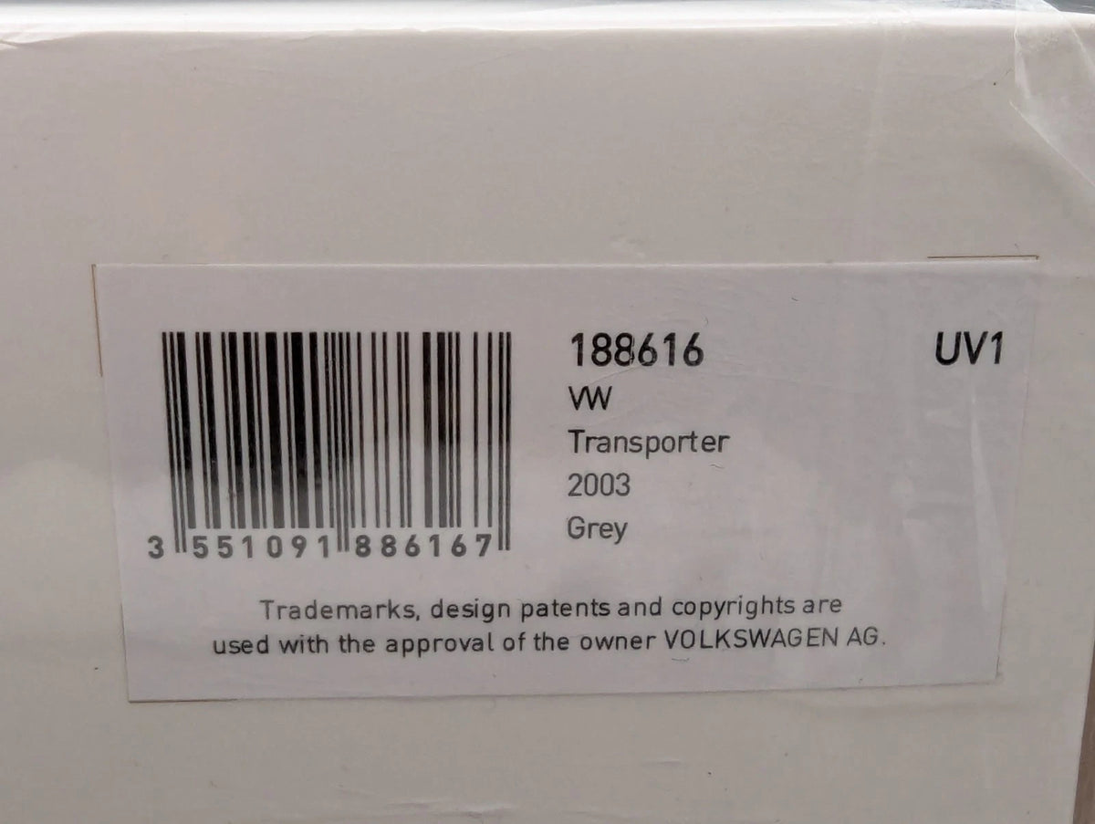 Modellautos 1:18 Norev Volkswagen VW Transporter 2003 Grau mit OVP