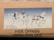 Zinnfiguren Set 1:24 Distler Schuco 873 0025 Hochzeitskutsche mit OVP