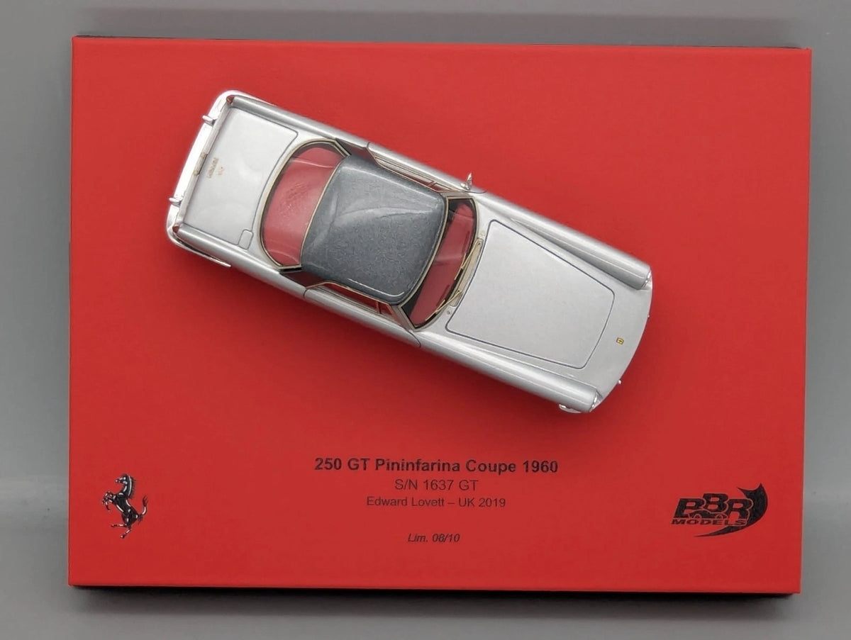 Modellautos 1:43 BBR Ferrari 250 GT Pininfarina Coupe S/N 1637GT Ltd 08/10 OVP