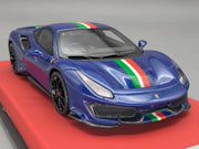 Modellautos 1:43 BBR Concept43 Ferrari 488 Pista RHD Blu TdF Ltd 01/20 OVP