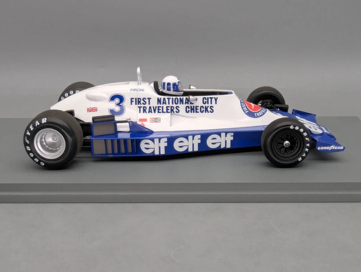 Modellautos 1:18 Spark 18S721 Tyrrell 008 Monaco GP '78 #3 Pironi BESCHÄDIGT OVP