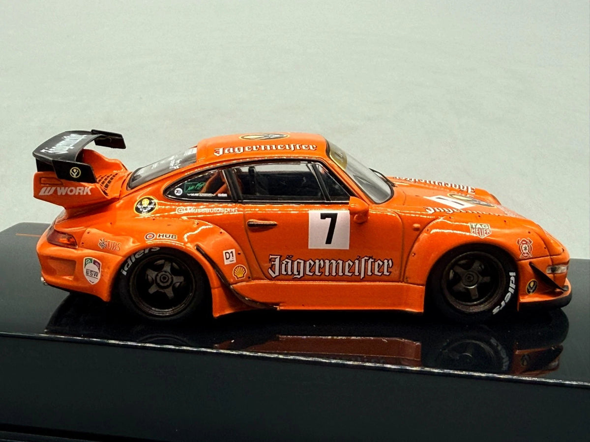 Modellautos 1:43 Ixo Porsche RWB 993 #7 mit OVP