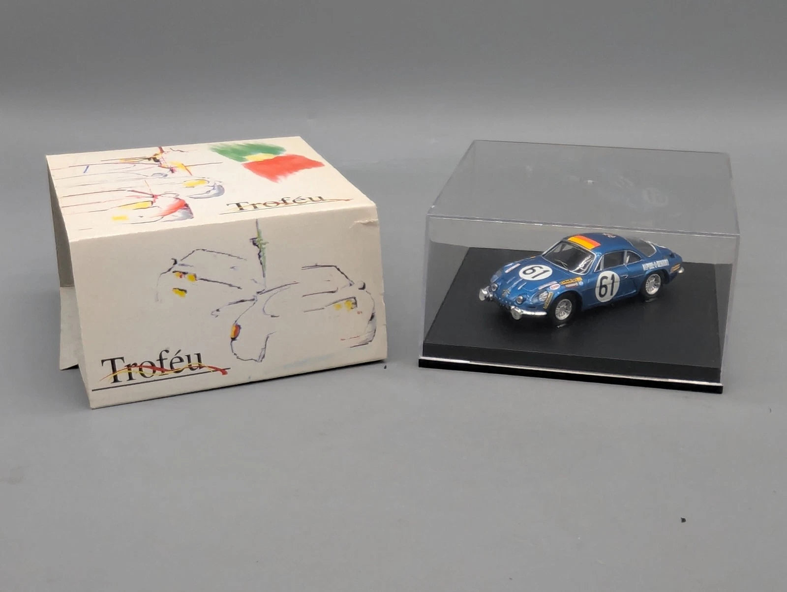 Modellautos 1:43 Trofeu Alpine Renault A110 24h Le Mans 1968 #61 Nusbaumer OVP