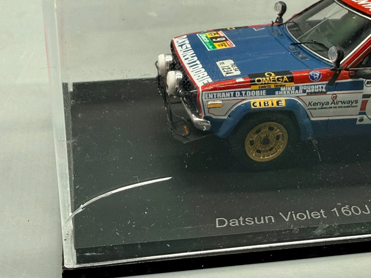 Modellautos 1:43 Spark Datsun Violet 160J GT Winner East African Safari mit OVP