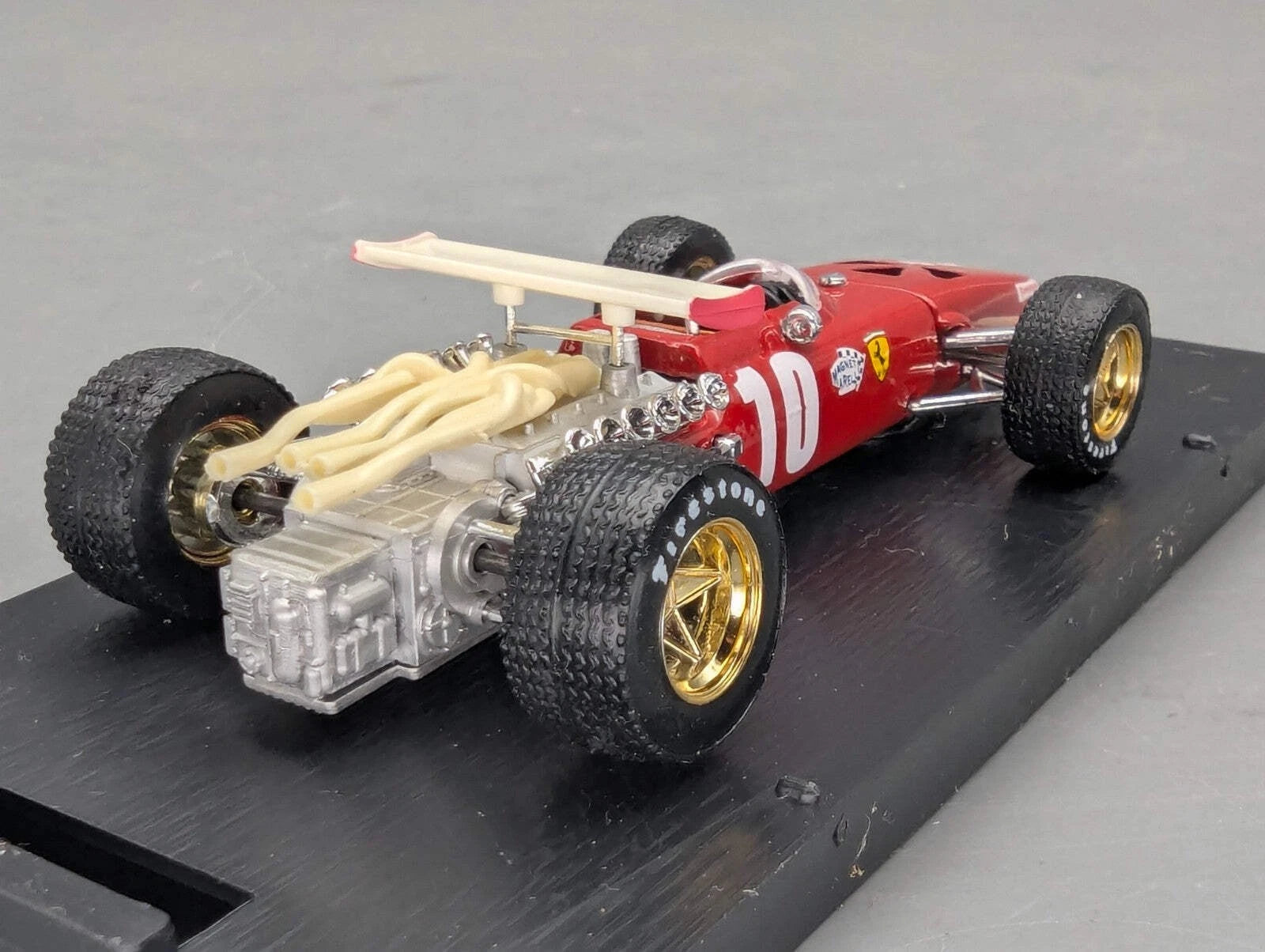 Modellautos 1:43 Brumm Ferrari 312 F.1  GP Italia 1969 #10 Pedro Rodriguez OVP