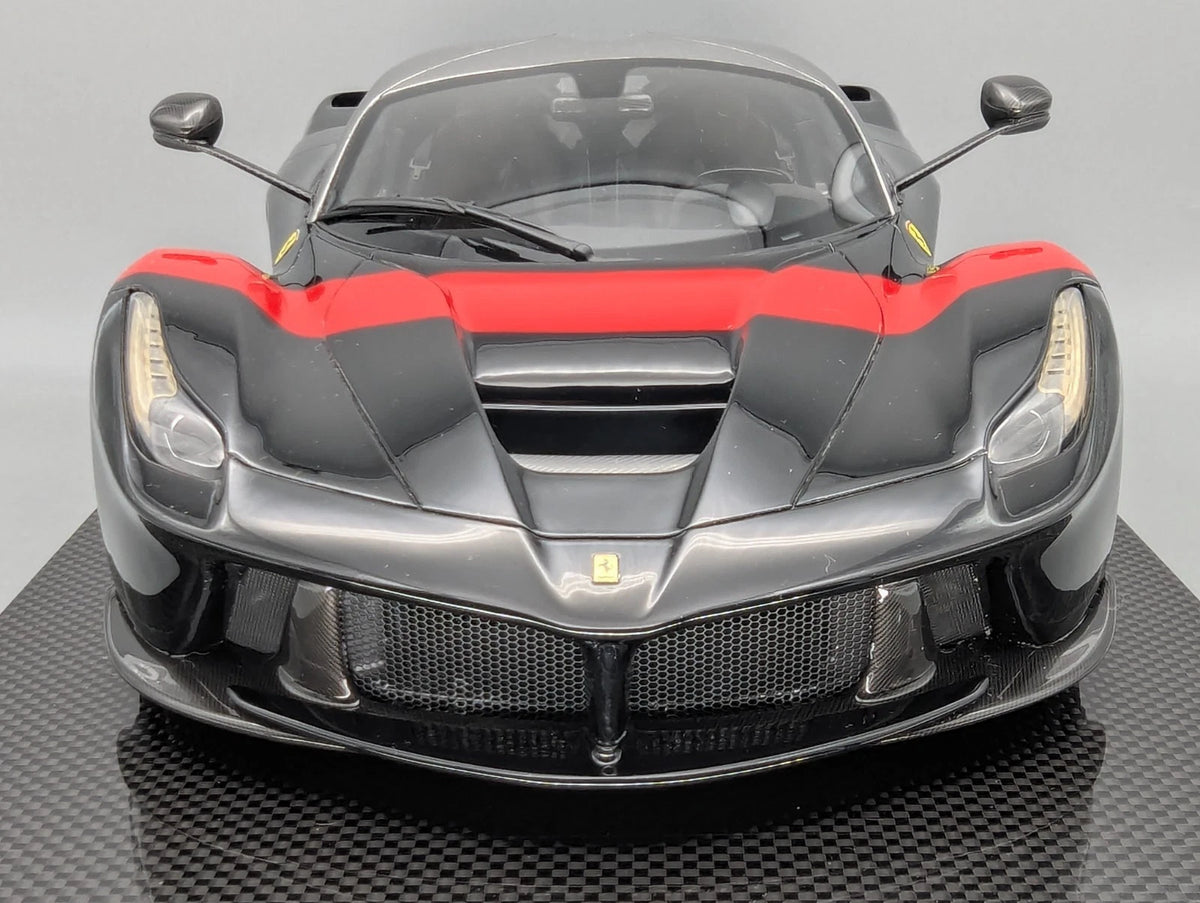 Modellautos 1:12 Amalgam Ferrari La Ferrari Ltd #01/10 Schwarz Zertifikat OVP