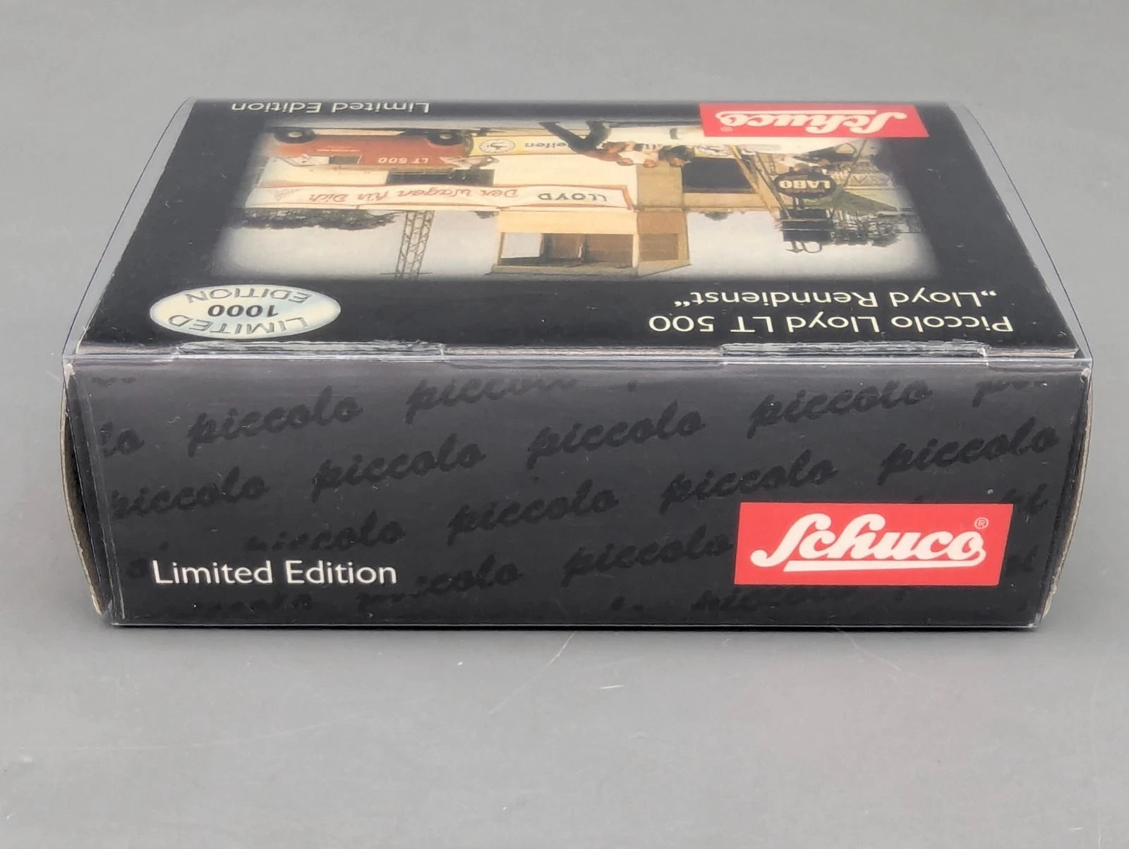 Modellautos 1:90 Schuco Piccolo Lloyd LT 500 Lloyd Renndienst mit OVP