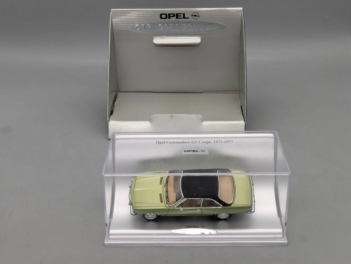 Modellautos 1:43 Ixo PCT Opel Car Collection Opel Commodore GS Coupe Dealer OVP