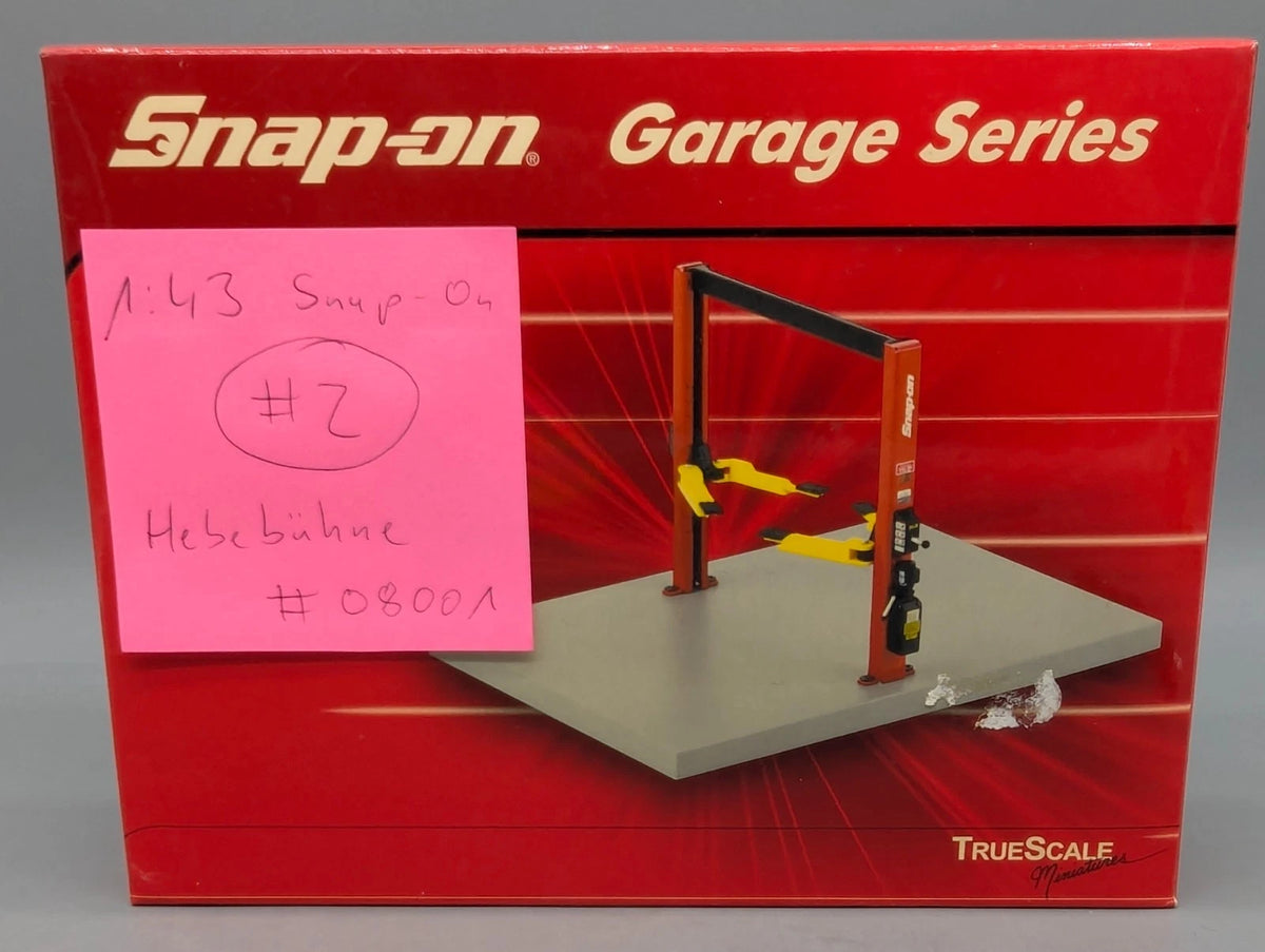 Modellautos 1:43 Snap-on TrueScale Miniatures 08001 Hebebühne Lift mit OVP #2