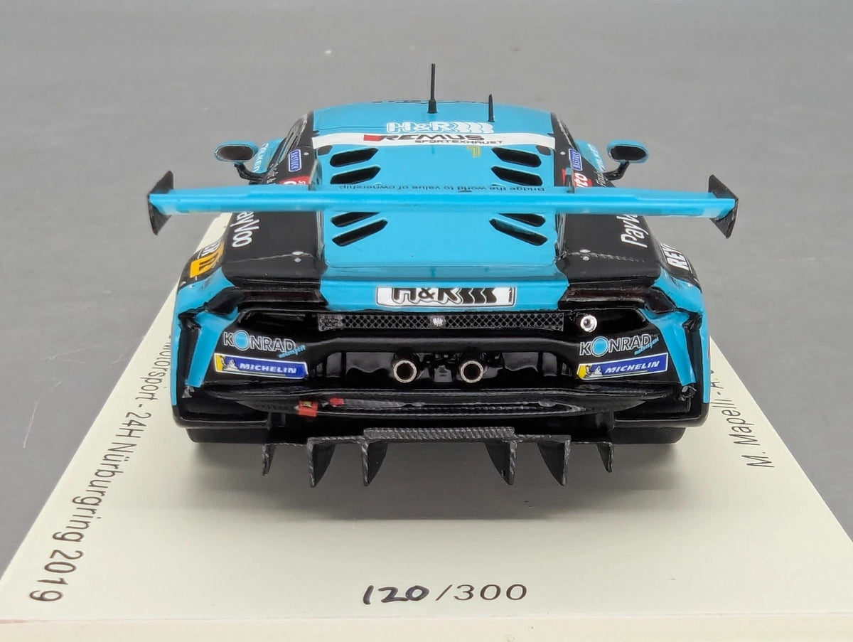 Modellautos 1:43 Spark SG576 Lamborghini Huracan GT3 EVO 24h Nbrg 2019 #7 OVP