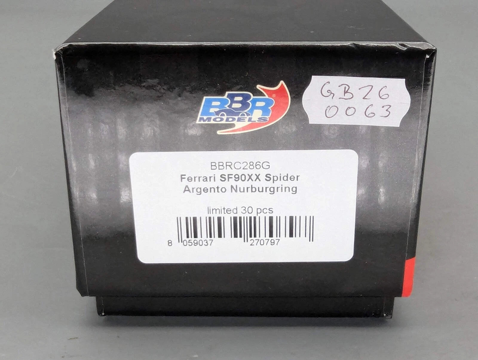 Modellautos 1:43 BBR Concept43 Ferrari SF90 XX Spider Ltd 05/30 Argento NB OVP