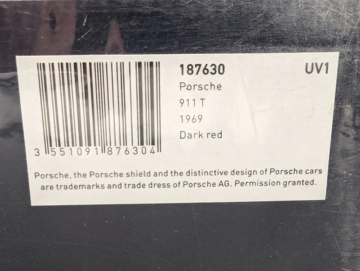 Modellautos 1:18 Norev Porsche 911 T 1969 Dark Red mit OVP
