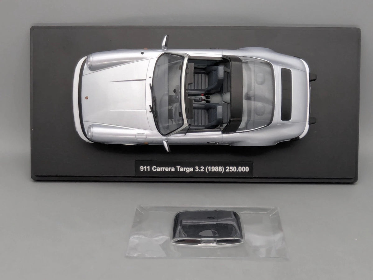 Modellautos 1:18 KK-Scale Porsche 911 Carrera Targa 3.2 1988 Silber mit OVP