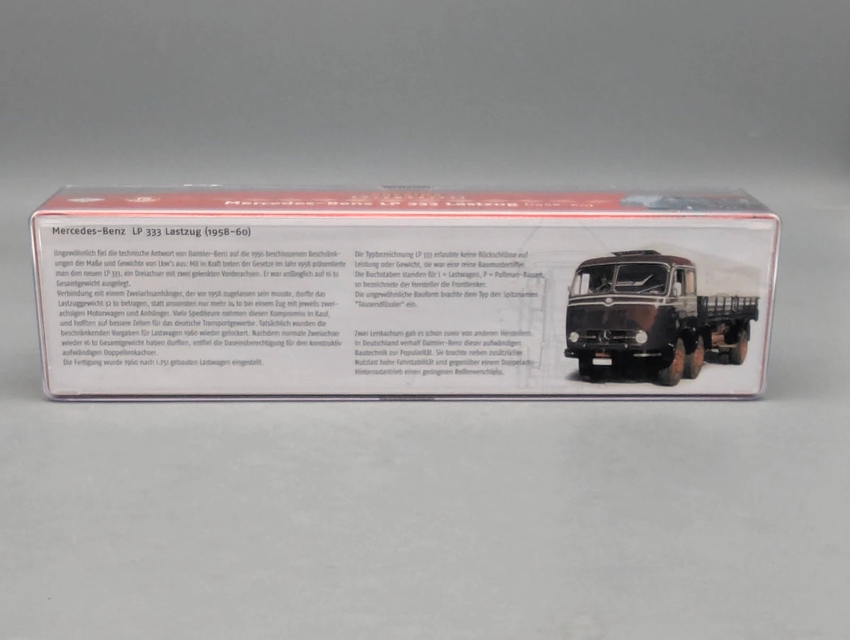 Lkw Modell H0 1:87 Brekina Mercedes Benz LP 333 Lastzug mit Anhänger OVP
